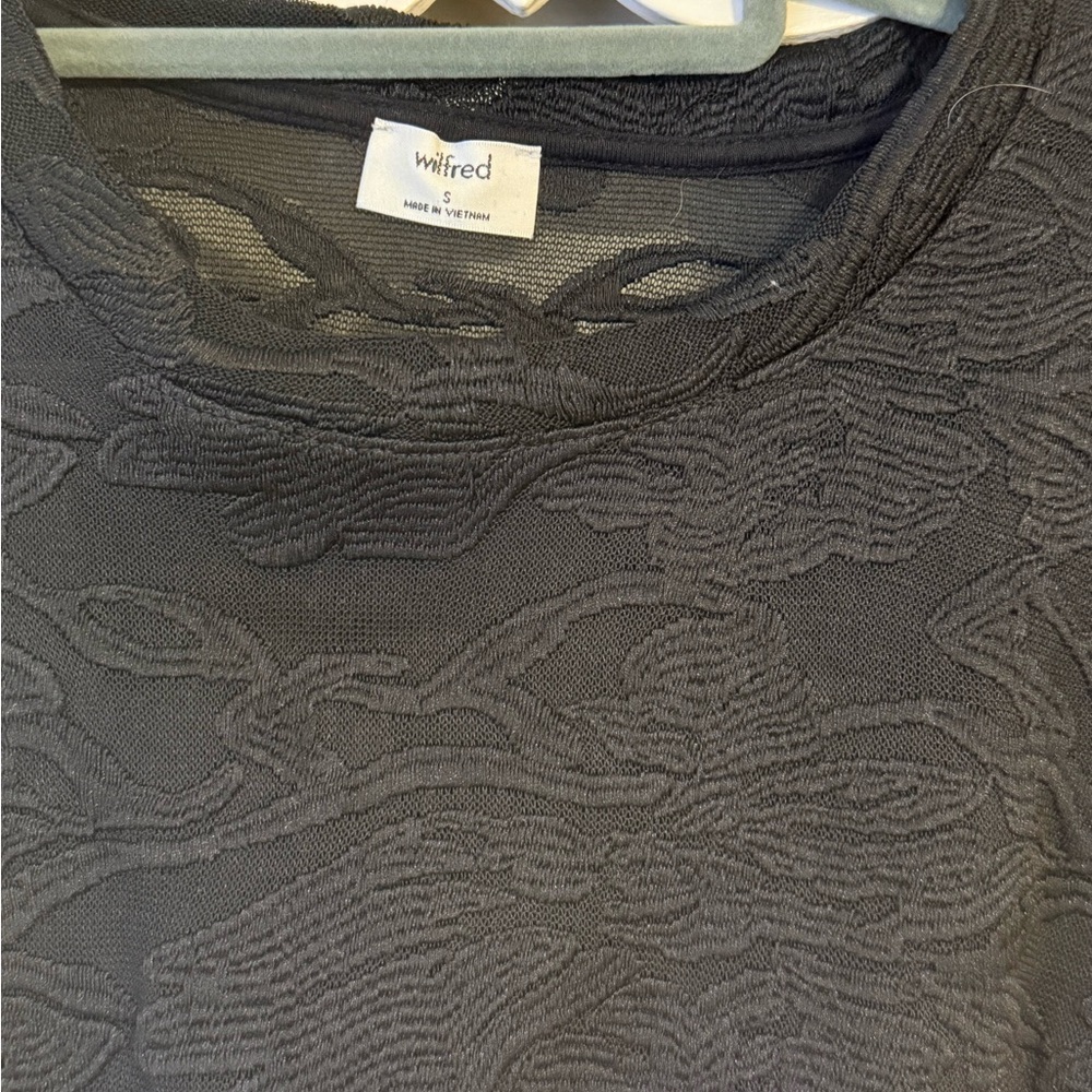 Wilfred Charcoal Textured Blouse